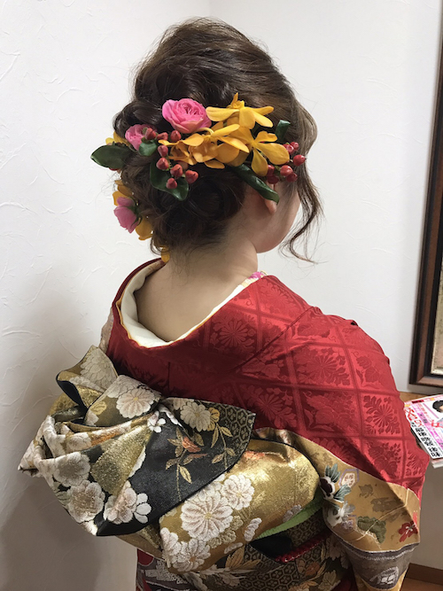 No.19 成人式のアップスタイル