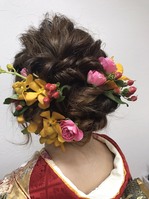 No.19 成人式のアップスタイル