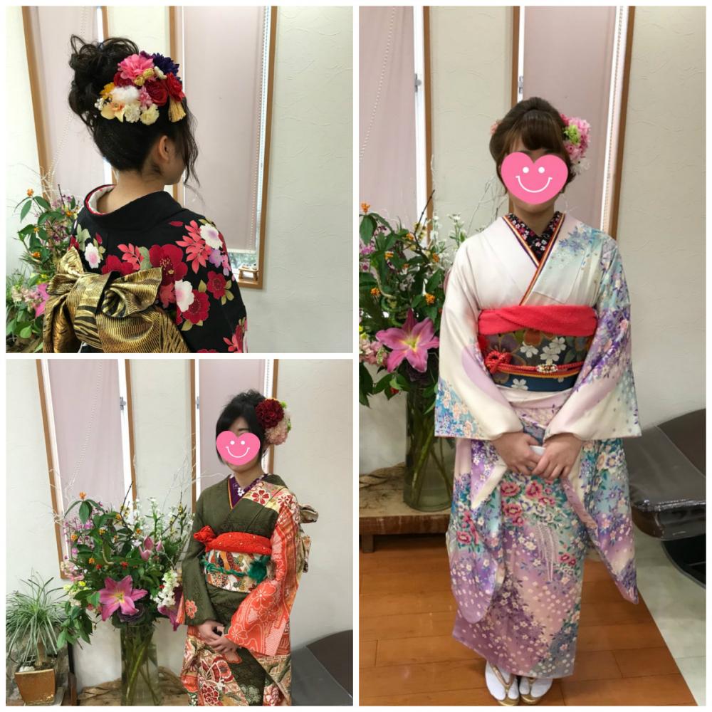 No.40 成人式着付け、セット、メイク