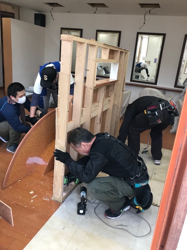 No.47 改装工事の様子