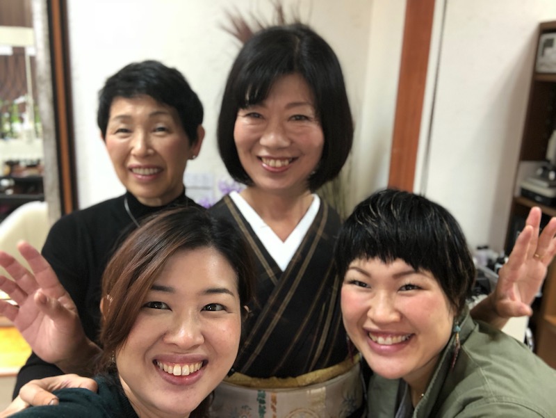 No.57 着物の女性と優スタッフ